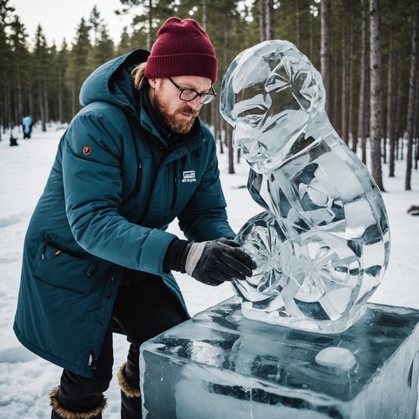 Où apprendre les techniques de la sculpture sur glace en Finlande : ateliers et artisans recommandés ?
